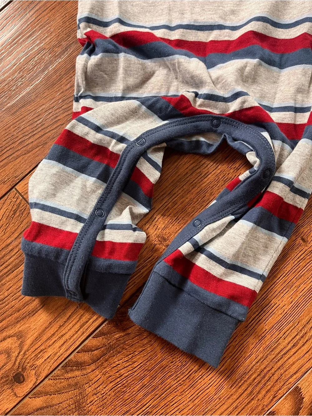 NWT Carhartt Striped Romper - Navy, Red, Gray